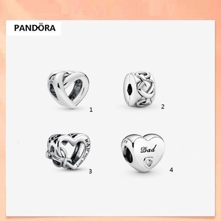 Pandora ชาร์มเงิน 925 ลาย Berloque Love Mothers Day Fathers Gift สําหรับผู้หญิง p804