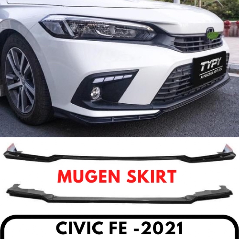 สเกิร์ตหน้า Mugen Civic FE 2021 Gen11th Honda Civic ตรงรุ่น