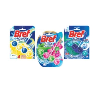 Bref เบรฟ ก้อนทำความสะอาดชักโครก ดับกลิ่นไม่พึงประสงค์ 50 กรัม ขายดีอันดับ1ในเกาหลี