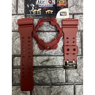 Bnb CUSTOM GA700 MERAH HITAM + BUCKLE JAPAN + บาร์สปริง 2 ชิ้น สําหรับ GSHOCK