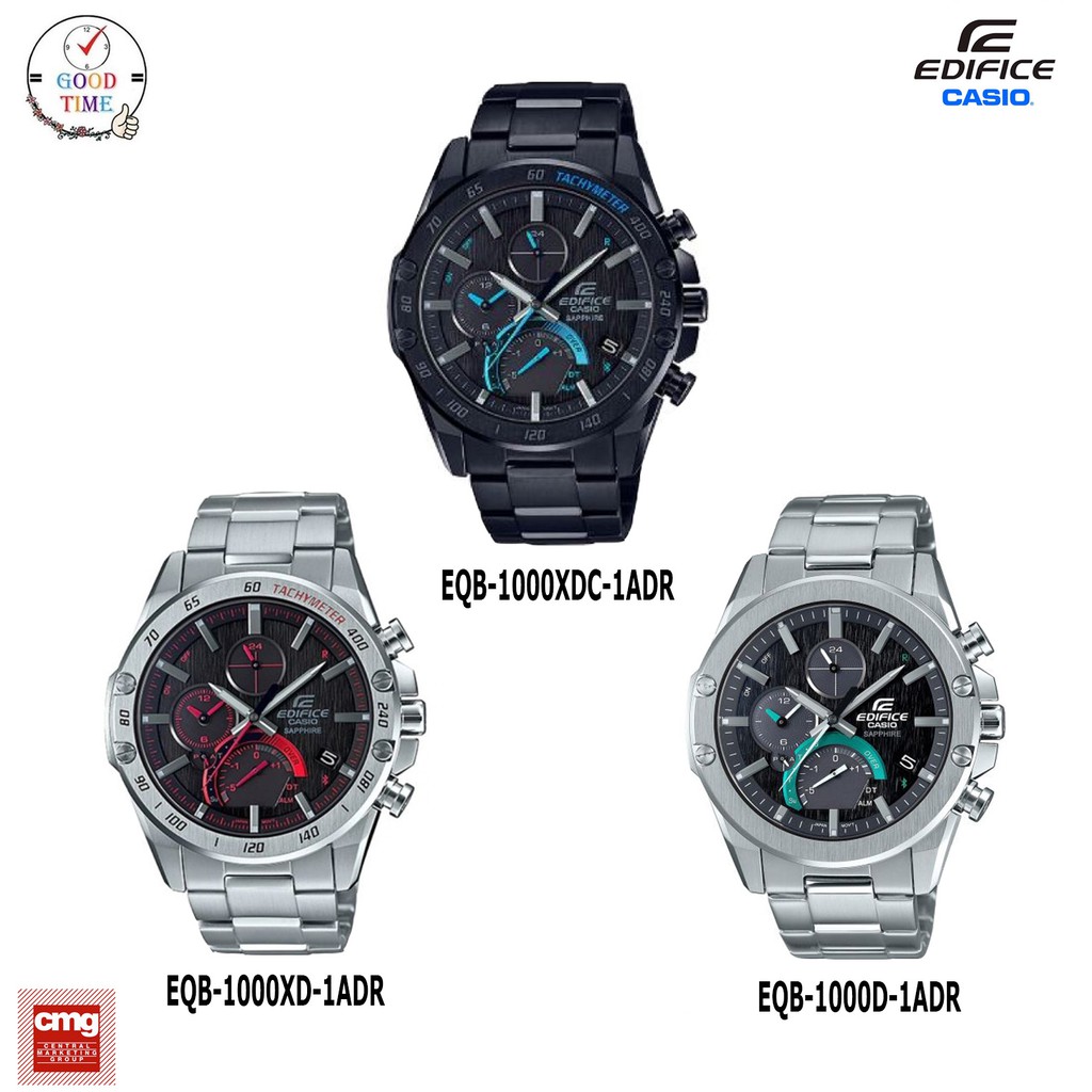 Casio Edifice แท้ นาฬิกาข้อมือผู้ชาย รุ่น EQB-1000XD-1ADR,EQB-1000XDC-1ADR (สินค้าใหม่ ของแท้ มีใบรับประกัน CMG)