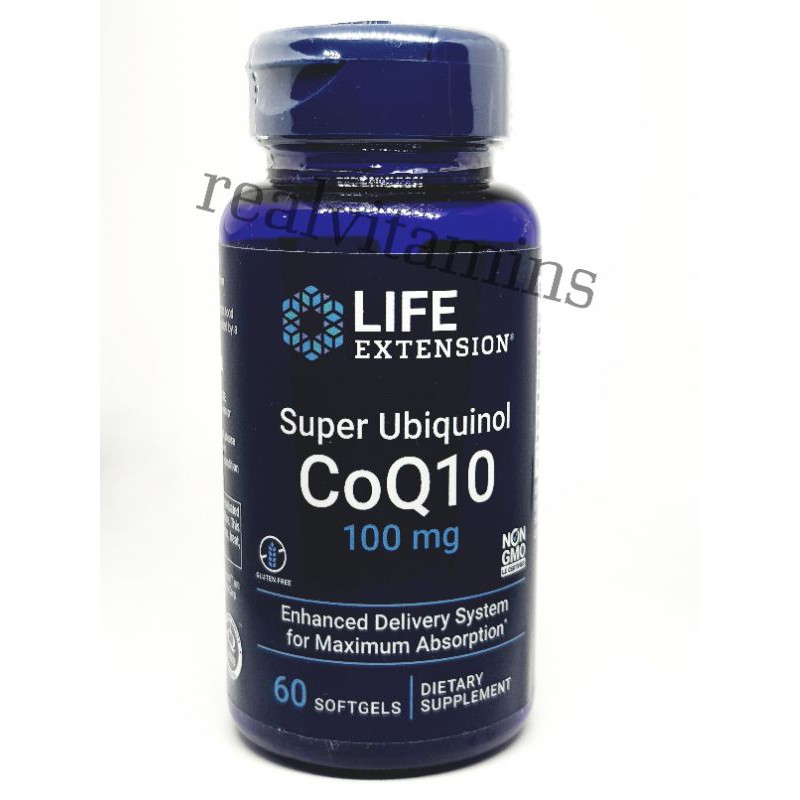 Life Extension, Super Ubiquinol CoQ10, 100 mg, 60 Softgels, In Stock, Ready to Ship, EXP: 2027