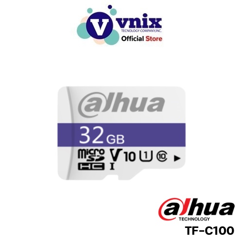 TF-C100 Dahua เมมโมรี่การ์ดแบบ MicroSD Card 32 GB สำหรับกล้องวงจรปิด By Vnix Group