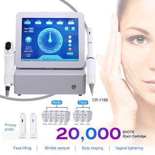 Portable 2 in 1 HIFU+ HIFU VAGINAL Ultrasound Rejuvenation Wrinkle Removal Anti-aging Facial Lifter Collagen Regeneratio