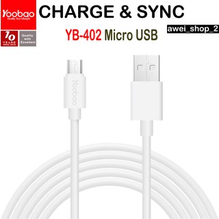 (ของแท้) Yoobao YB-402 300Cm Micro USB Charge&amp;Transfer Data