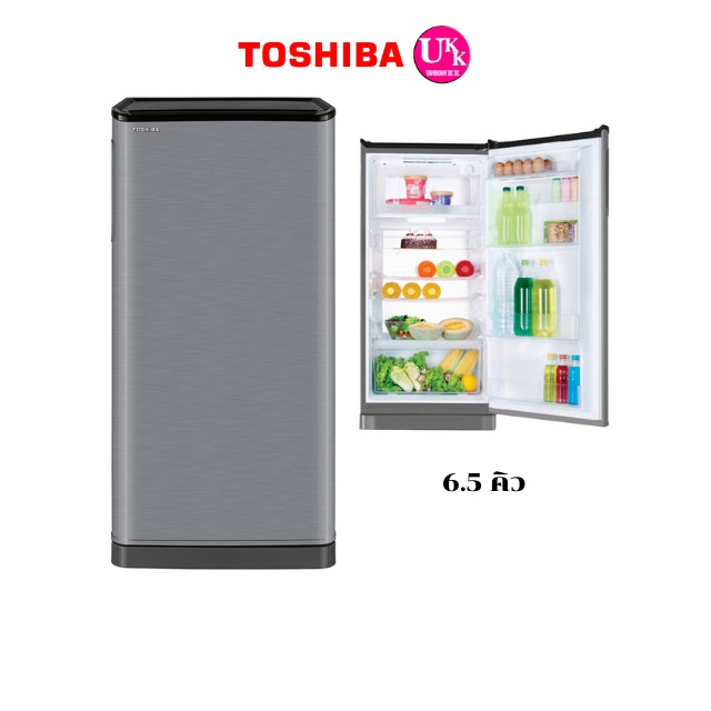 TOSHIBA ตู้เย็น 1 ประตู รุ่น GR-B188ST ขนาด 6.5 คิว เบอร์5 GR-B188 GRB188