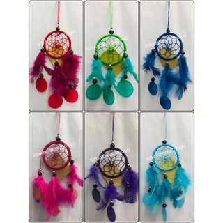 dream catcher ตาข่ายดักฝัน ขนาด เส้นผ่านศูนย์กลาง 6 cm