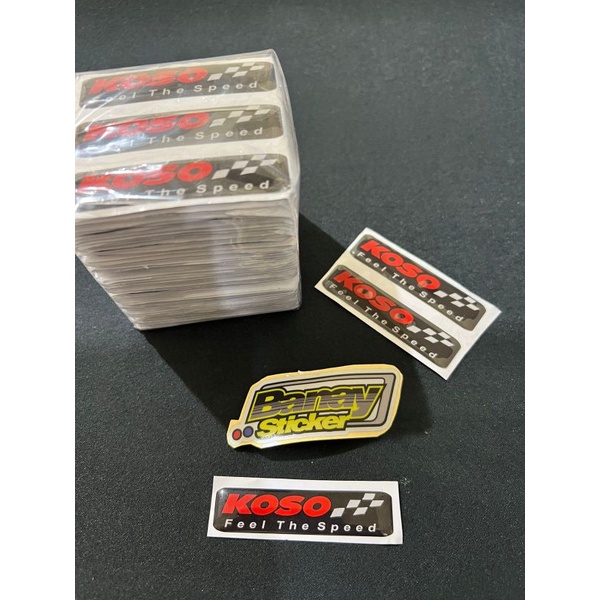 Koso EMBLEM STICKER 3D นูนกรอง EMBLEM STICKER