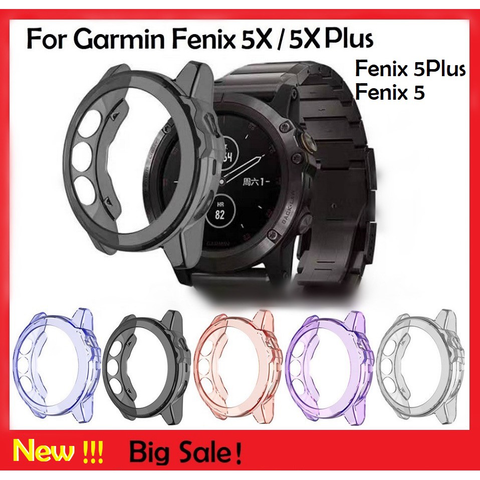 พร้อมแล้ว!! ราย Garmin Fenix 5X Plus Case เคส Fenix 5 / Fenix 5Plus /  Fenix 5s Case / Fenix 5s plus Soft Silicone Cover Case Fenix 5x Plus Watch Accessories