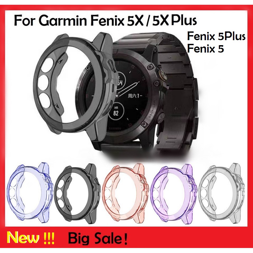 พร้อมแล้ว!! ราย Garmin Fenix 5X Plus Case เคส Fenix 5 / Fenix 5Plus / Fenix 5s Case / Fenix 5s plus Soft Silicone Cover Case Fenix 5x Plus Watch Accessories