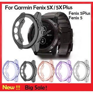 พร้อมแล้ว!! ราย Garmin Fenix 5X Plus Case เคส Fenix 5 / Fenix 5Plus /  Fenix 5s Case / Fenix 5s plus Soft Silicone Cover Case Fenix 5x Plus Watch Accessories