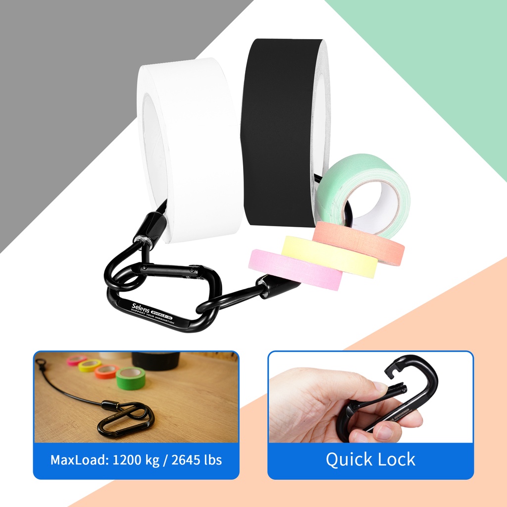 SELENS สายเชือกคล้องเอวสําหรับ Limbing With Wire Counterweight ตะขอล็อค - รูปที่ 2