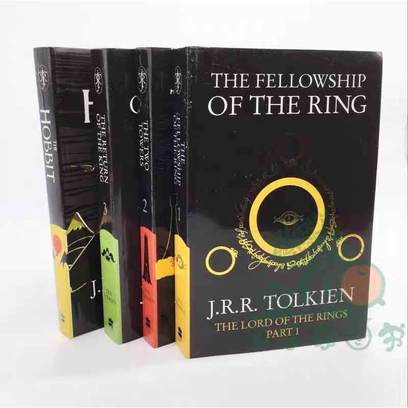 A Book*ไตรภาคของนวนิยายต้นฉบับภาษาอังกฤษThe Lord of the Rings English Original Novels Trilogy Classi