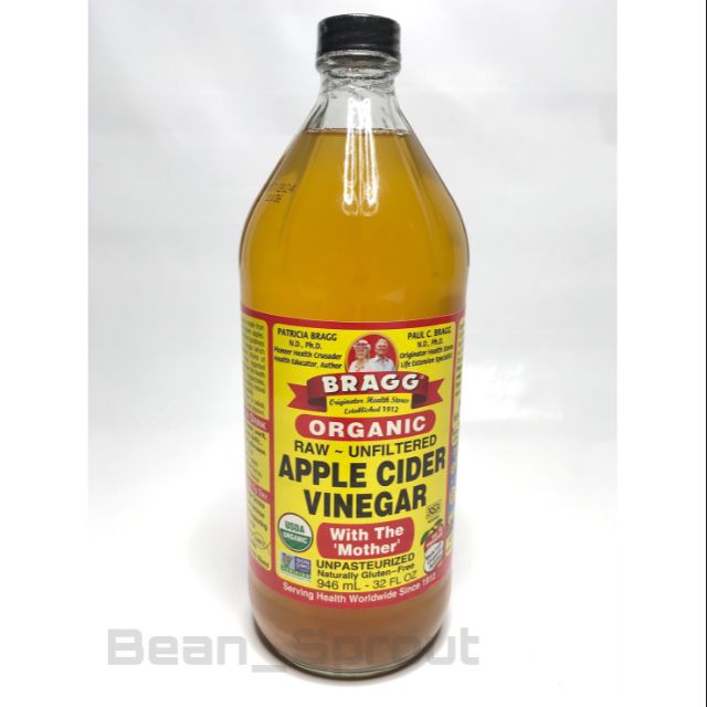 ลด 5 วันเท่านั้น Bragg Apple Cider Vinegar 946 ml. น้ำส้มแอปเปิ้ลหมัก จากอเมริกา🍎🍎