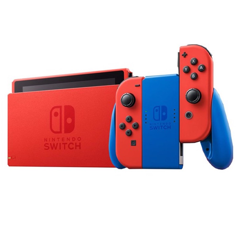 Nintendo Switch Red Blue Mario Limited Edition ชุดโปรโมชั่นเครื่องลาย ...