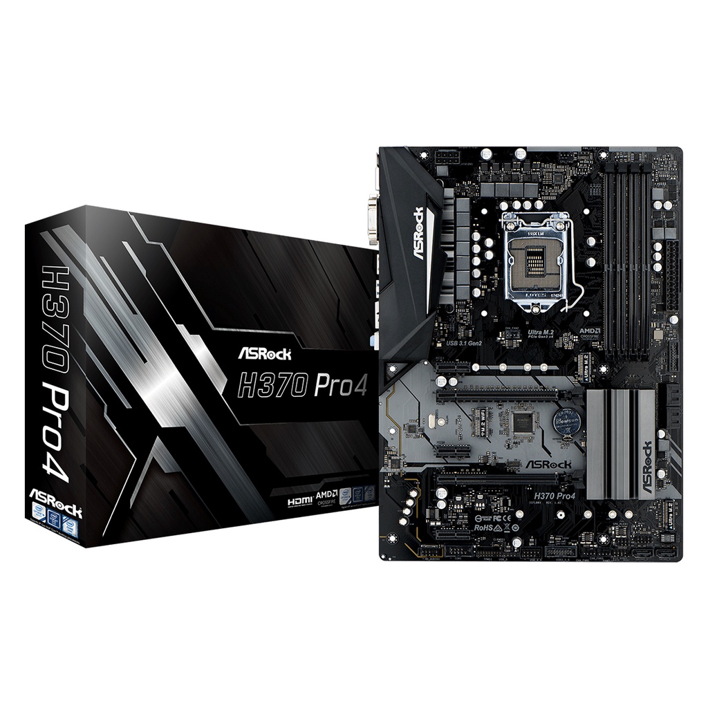 1151v2 ASROCK H370 PRO4 พร้อมส่ง
