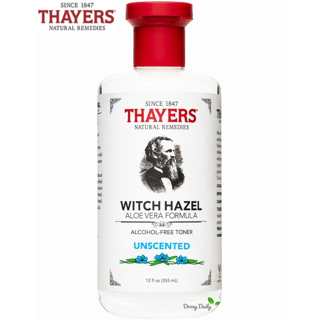 Thayers Alcohol-Free Witch Hazel Toner 355ml เธเยอรส์  วิช ฮาเซล ขนาด 355มล