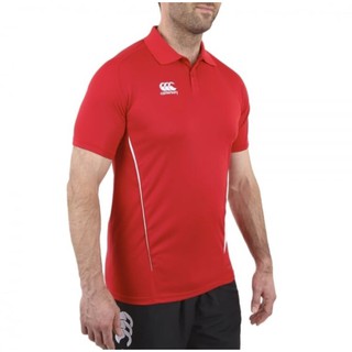 Polo Shirt, Canterbury Mens Team Dry Polo Flag Red, เสื้อโปโล, เสื้อคอปก