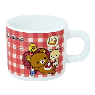 FREE HOME แก้วน้ำเมลามีน 3 นิ้ว SUPERWARE RILAKKUMA MEETS WITH EGGS แก้วน้ำดื่ม แก้ว