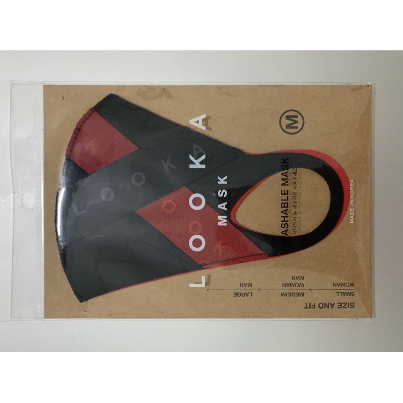 LOOKA Mask 2-3 Layers Size L Washable No-Wrinkled ลุคเอ หน้ากากผ้า 2-3 ...