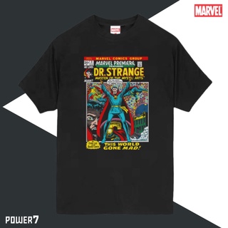 Power 7 Shop เสื้อยืดการ์ตูน มาร์เวล Doctor Strange ลิขสิทธ์แท้ MARVEL COMICS  T-SHIRTS (MVX-033)