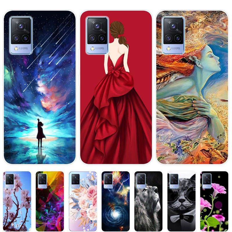 เคสสำหรับ Vivo V21 5G เคสซิลิโคน Soft Back Cover เคส Vivo V21 V 21 VivoV21 Case Silicone
