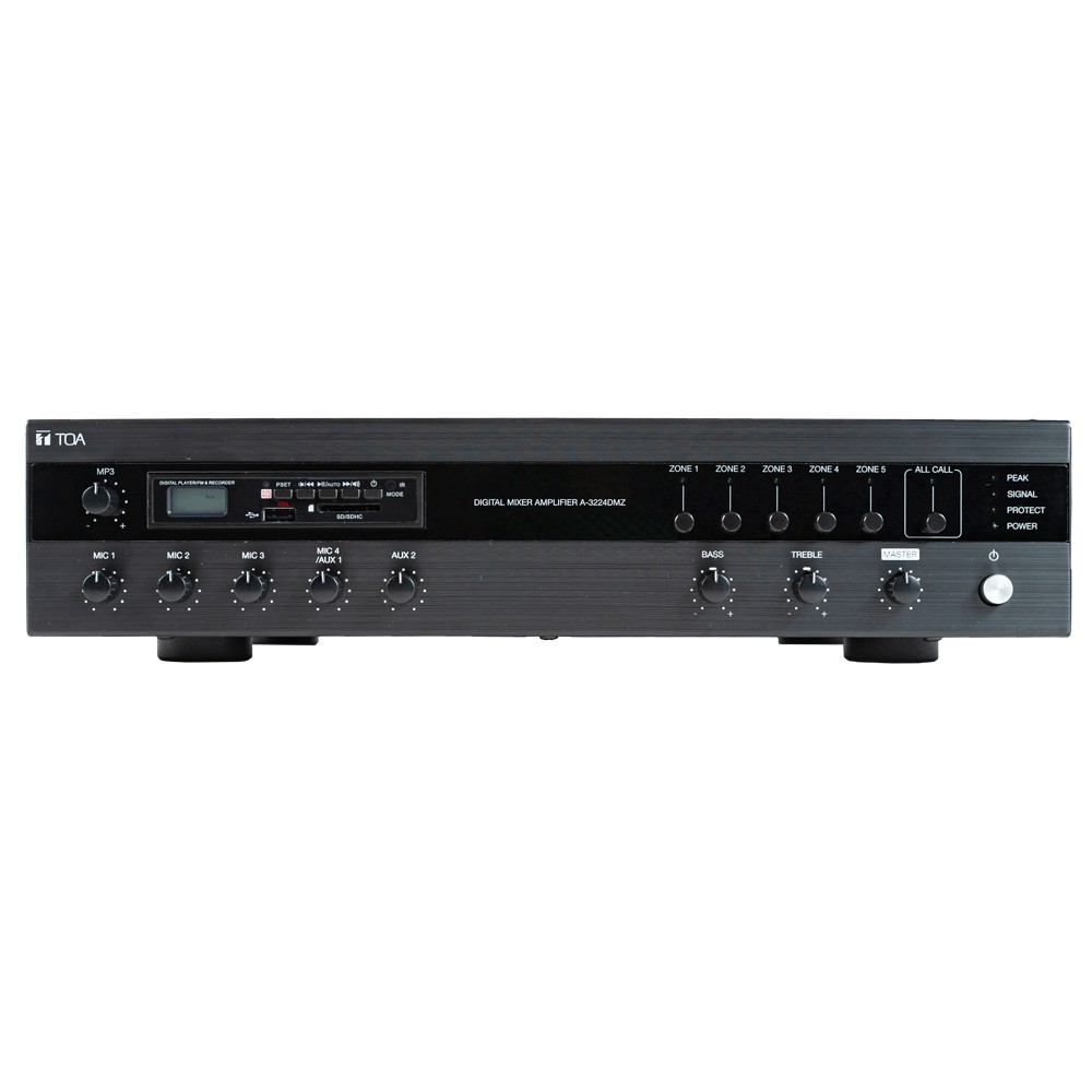 TOA A-3248DMZ Digital Mixer Amplifier with MP3 (5 Zones) 480W มิกเซอร์แอมป์ประสิทธิภาพสูง
