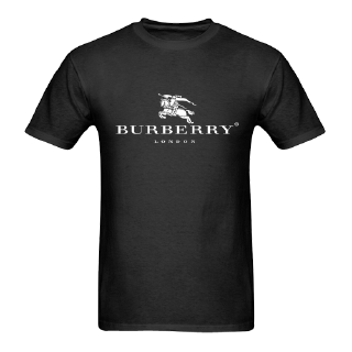 ใหม่ Burberry561 เสื้อยืดลําลอง แขนสั้น พิมพ์ลายโลโก้แบรนด์ดัง หรูหรา สําหรับผู้ชายS-5XL