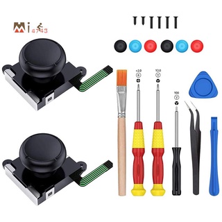 3D Joycon Joystick Replacement,Analog Thumb Stick Joy Con Repair Kit for Nintendo Switch, Include Tri-Wing,Screwdriver