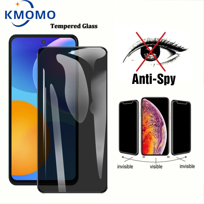 ฟิล์มกระจก เต็มจอ กันมองกันเสือก Huawei Y7a Y9 Prime 2019 Y7 Y6 Y5 P30 Lite P50 P40 Pro P20 Mate 30 20 ฟิล์ม กันมองข้าง