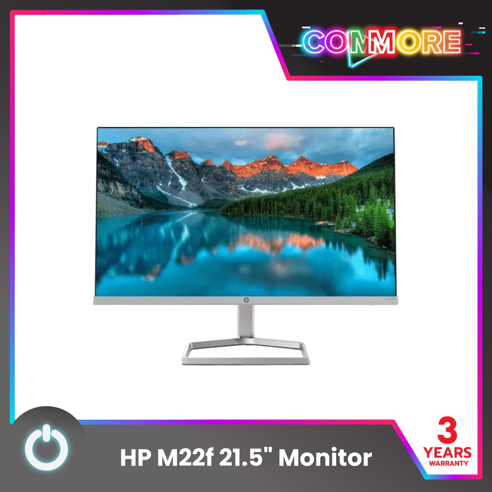 HP M22f 21.5" Monitor (จอคอมพิวเตอร์) ความละเอียด 1920 x 1080 60Hz