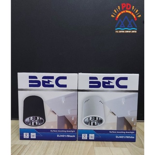 BEC-ดาวน์ไล้ท์ติดลอย E27 กลม DJ401