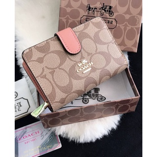 🔥💥 พร้อมส่ง กระเป๋าสตางต์ coach งานเข้าใหม่สวยๆจ้า 💸💸 wallet โค้ช กระเป๋าสตางค์2พับ