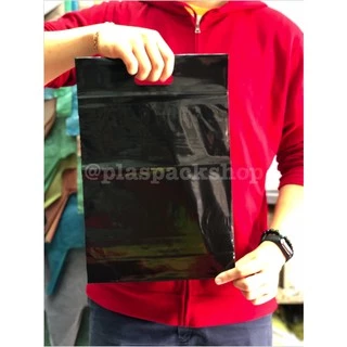 ถุงซิปมีหูหิ้วสีดำใส่ปุ๋ยมูลไส้เดือน ขนาด 5นิ้ว - 12 นิ้ว พร้อมส่ง