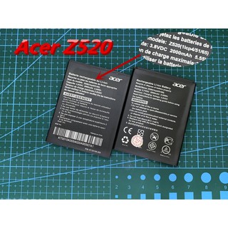 แบตเตอรี่ Acer Z520 แบตเตอรี่ For. Acer Z520แบตเตอรี่ Acer Liquid Z520แบต Acer Z520