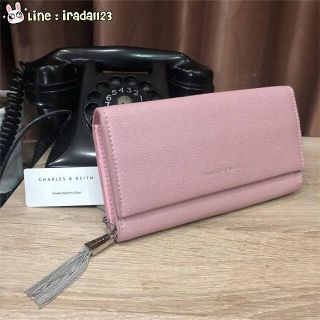 Chales&amp;kieth tassel detail long wallet ของแท้ ราคาถูก