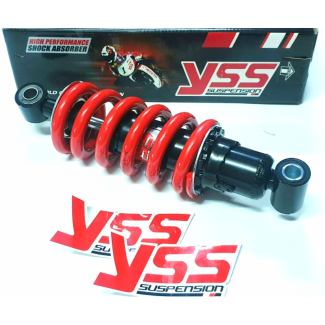 [ส่งฟรี] YSS โช๊คอัพหลัง Yamaha VR150  TZR【 MD302-250P-2-04-5】แดงดำสปริงแดง