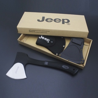 ขวาน Jeep ขวานเดินป่า แคมป์ปิ้ง น้ำหนักดีมาก พร้อมพกพา **มีของพร้อมส่ง** ขวานเดินป่า แคมป์ปิ้ง JEEP