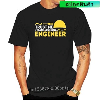 ใหม่ เสื้อยืด สําหรับผู้ชาย 20222022 เสื้อยืดแขนสั้น พิมพ์ลาย Trust Me I m An Electrical Engineer แฟชั่นสําหรับผู้ชาย