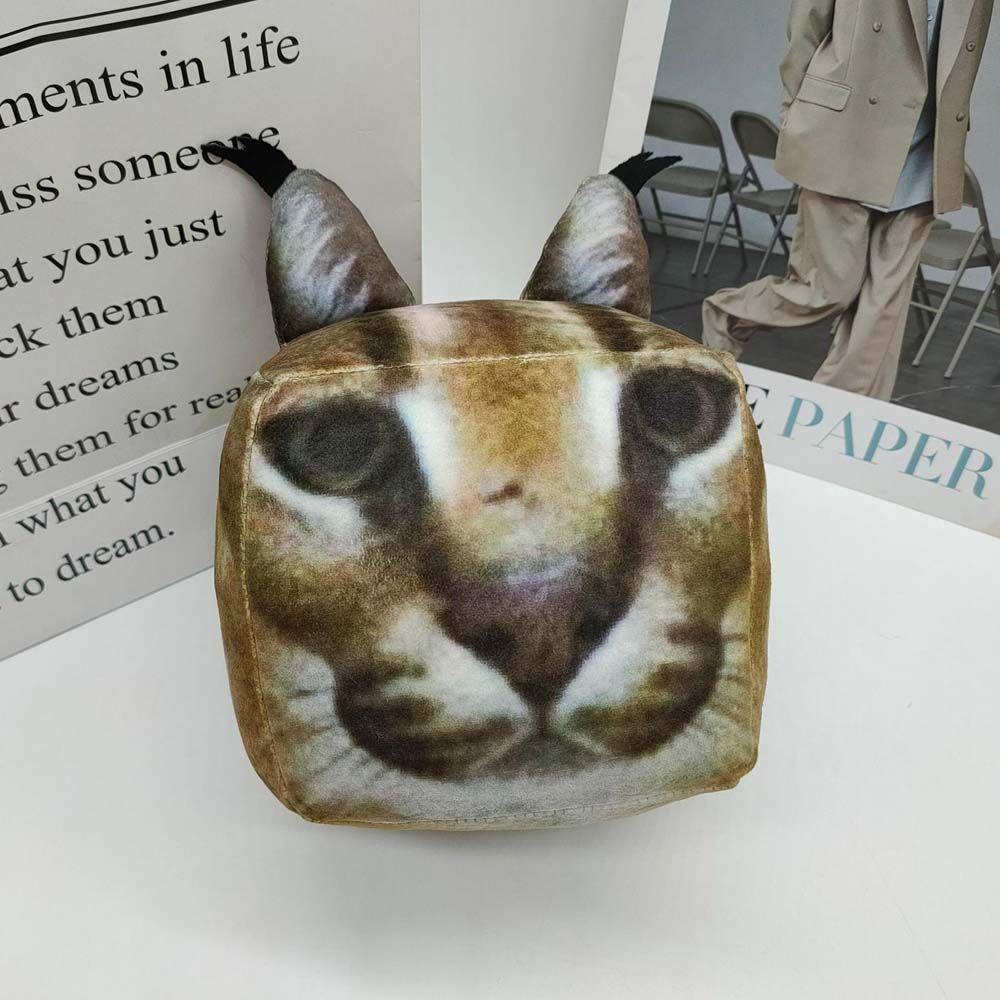 Blazetech Raise A Floppa ของเล่นตุ๊กตานุ่มของเล่นเด็กตุ๊กตาหมอนตกแต่งบ้าน Square Cat Floppa ตุ๊กตาของเล่น