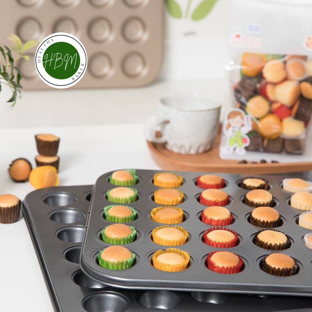 12 & 24 HOLES U 0252 & 0253 MINI CAKE PAN / MUFFIN TRAY