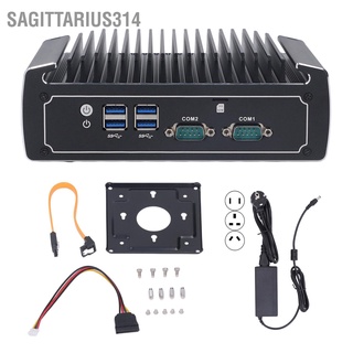 Sagittarius314 Industrial Computer Fanless Mini PC for Intel Core I5 10210U USB Port 10th Gen 100‑240V