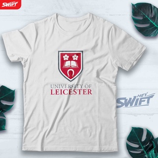 [COD]เสื้อยืด พิมพ์ลาย University Of Leicester DISTRO สําหรับผู้ชายS-5XL