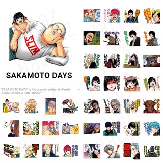 ใหม่‼️ Sakamoto Days สติกเกอร์ไลน์ ซากาโมโต้ เดย์ มังงะ ซากาโมโตะ ทาโร่ ภาษาญี่ปุ่น ไม่หมดอายุ