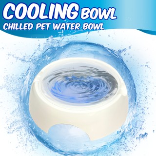 Pet Cooling Bowl ชามน้ำ Pet Cooling Bowl ถ้วยน้ำสุนัข ถ้วยน้ำแมว T1398