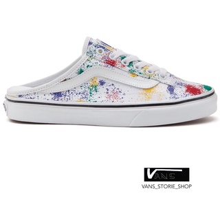 VANS STYLE 36 MULE OVER SPRAY CREAM WHITE SNEAKERS สินค้ามีประกันแท้