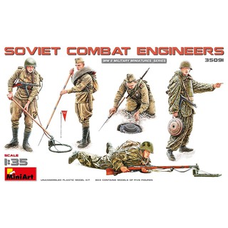 โมเดลฟิกเกอร์ทหาร MiniArt 1/35 MI35091 Soviet Combat Engineers