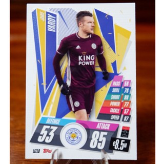 การ์ด​ Match Attax UEFA  2020/21 ชุด Base Card ทีมเลสเตอร์ ซิตี้ (Leicester City)