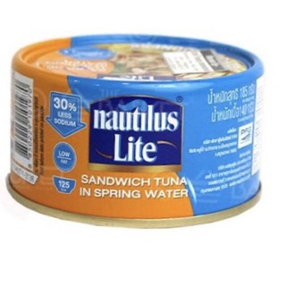 Nautilus Lite Sandwich Tuna Flakes in Spring Water 165 gms.