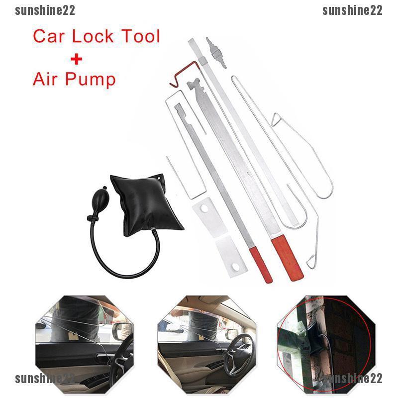 Sun2 Car Door Open Tool Key Lock Out Emergency Unlock Tools Kit